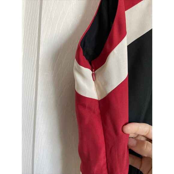 NWT Anthropologie Maeve Pleated Colorblock Midi Dress Size 8 READ - Picture 6 of 10